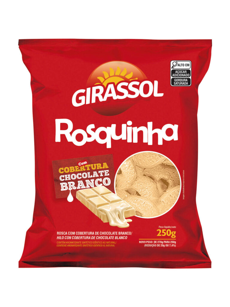 Rosquinha Cobertura Chocolate Branco 250g